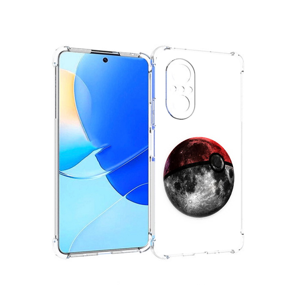 

Чехол MyPads Tocco для Huawei Nova 9 SE планета покебол, Прозрачный, Tocco