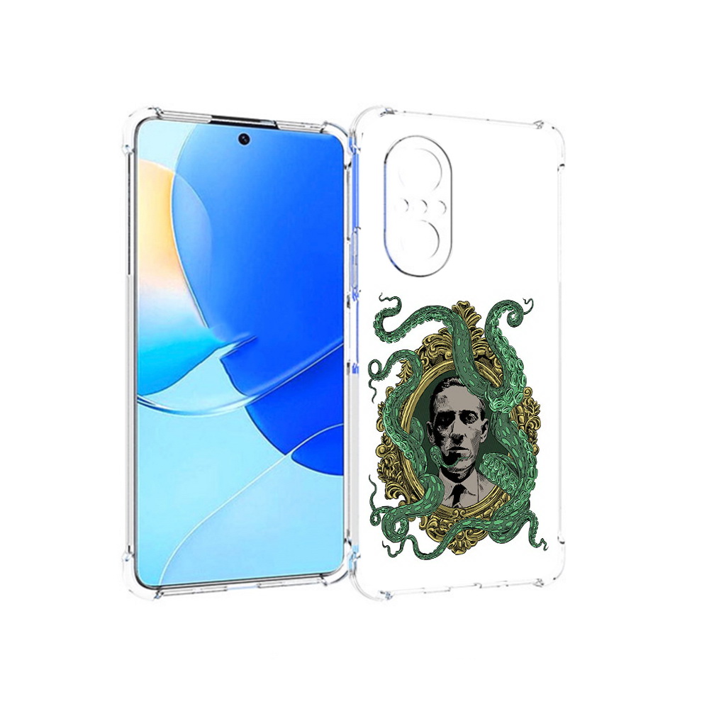 

Чехол MyPads Tocco для Huawei Nova 9 SE портрет с кракеном, Прозрачный, Tocco