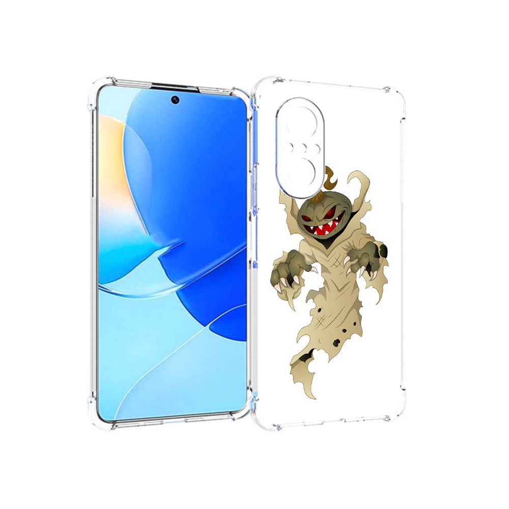 

Чехол MyPads Tocco для Huawei Nova 9 SE призрак хэллоуина, Прозрачный, Tocco