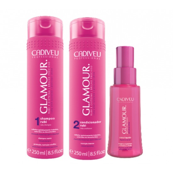 

Набор домашний Cadiveu Glamour Home Care 3 продукта