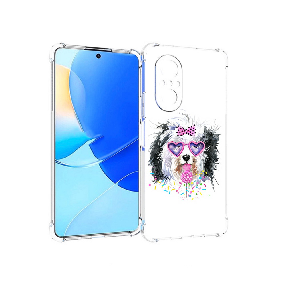 

Чехол MyPads Tocco для Huawei Nova 9 SE пушистик, Прозрачный, Tocco
