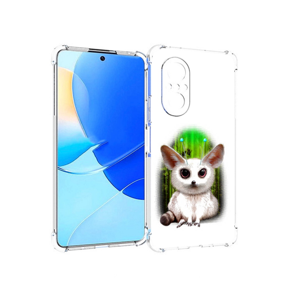 

Чехол MyPads Tocco для Huawei Nova 9 SE пушистое животное, Прозрачный, Tocco