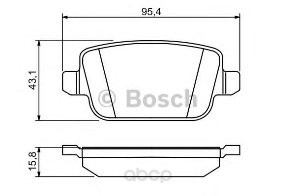 Колодки тормозные дисковые FORD GALAXY/MONDEO/S-MAX/VOLVO S80/XC70/FREELANDER 06- задние 100056933660