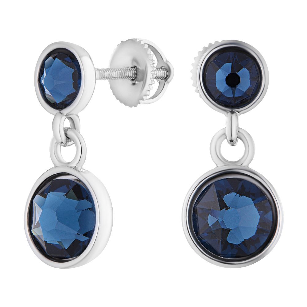 

Серьги из серебра с swarovski ЮВЕЛИР КАРАТ 0901C(28), 0901C(28)
