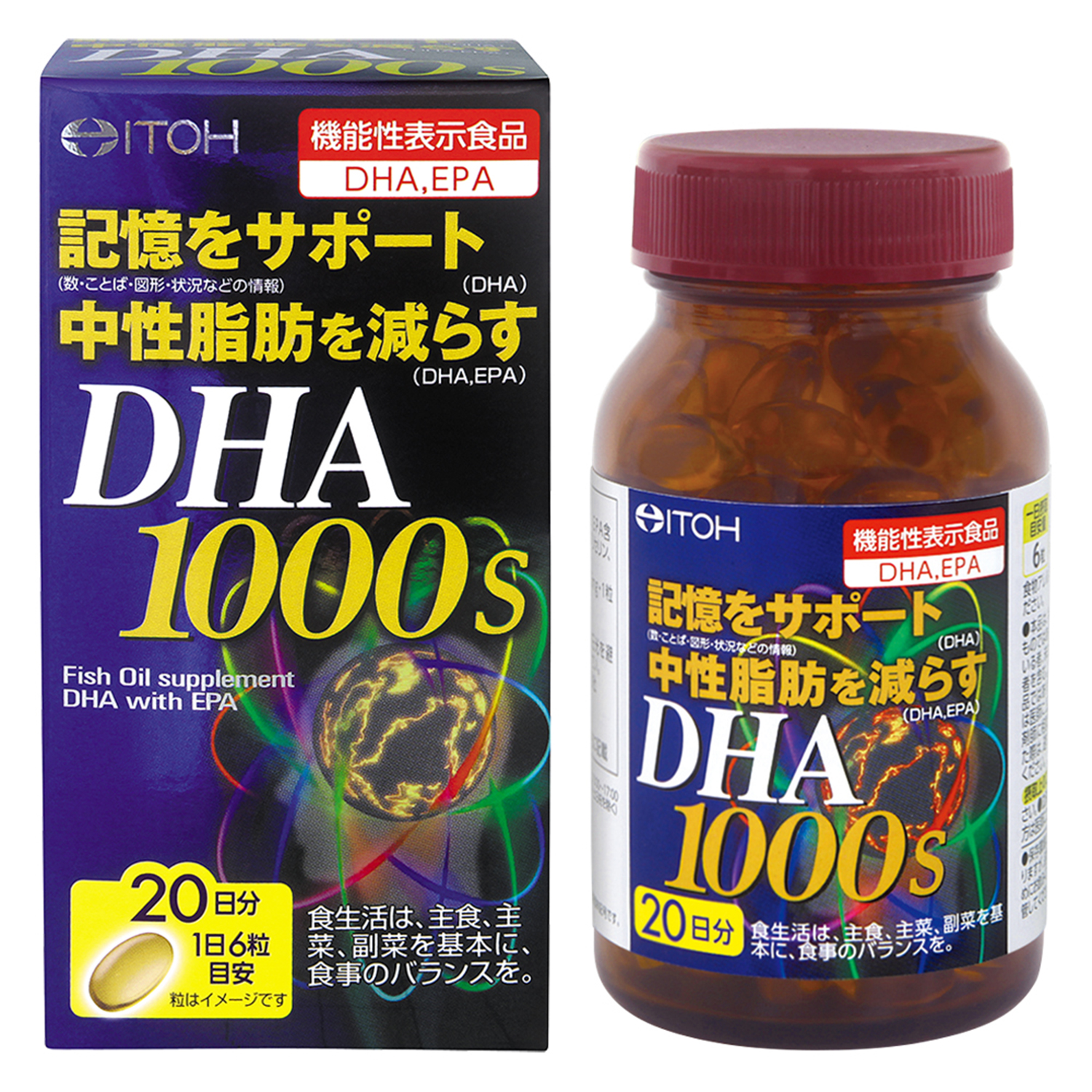 Омега-3 DHA 1000 ITOH 525 мг капсулы 120 шт.  - купить со скидкой