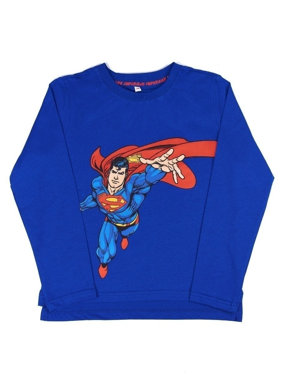 

Лонгслив детский Павлинка SUPERMAN цв. синий р. 134, SUPERMAN