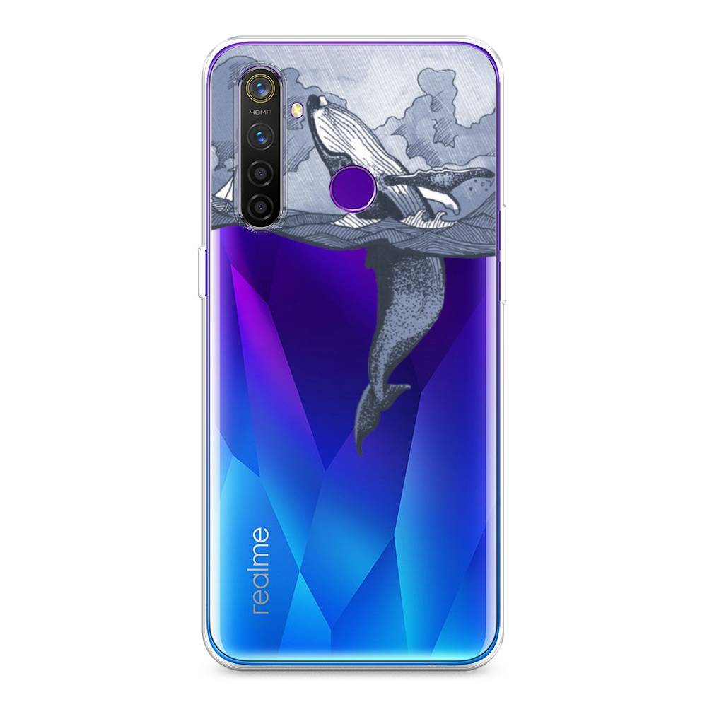 

Чехол Awog на Realme 5 Pro "Два измерения", Разноцветный, 251650-7