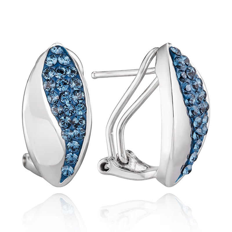 

Серьги из серебра с swarovski ЮВЕЛИР КАРАТ 0547C0228, 0547C0228
