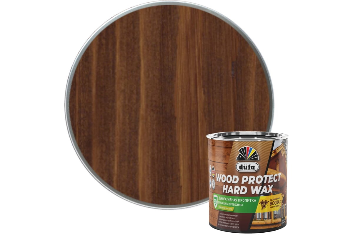 Dufa Wood protect hard Wax каштан