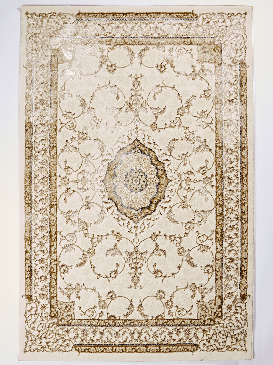 

Ковер ворсовый Kamalak tekstil ESTETIC кремовый с коричневым 100х200 арт. УК-1153-12, ESTETIC