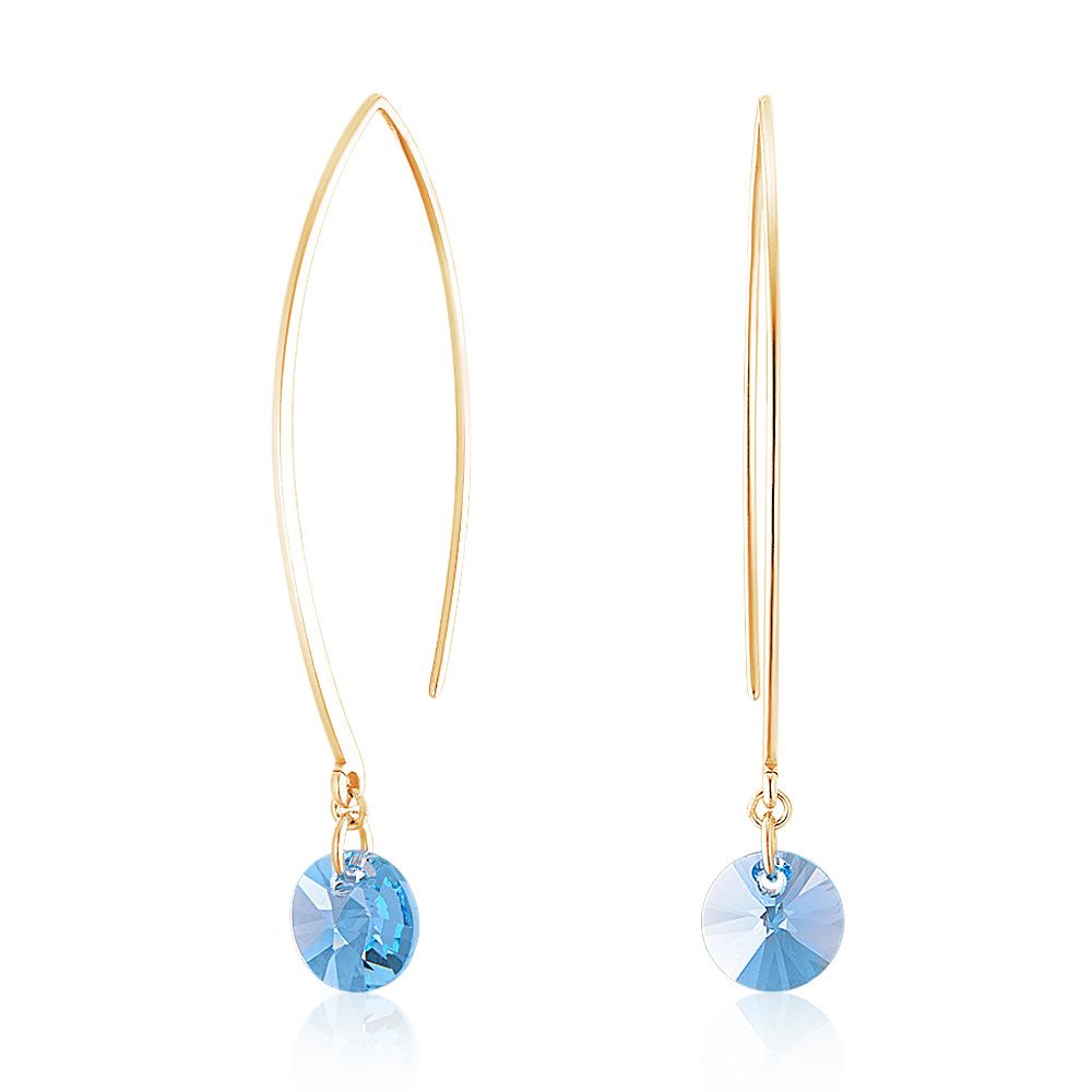 

Серьги из серебра с swarovski ЮВЕЛИР КАРАТ 2129479/9п, 2129479/9п