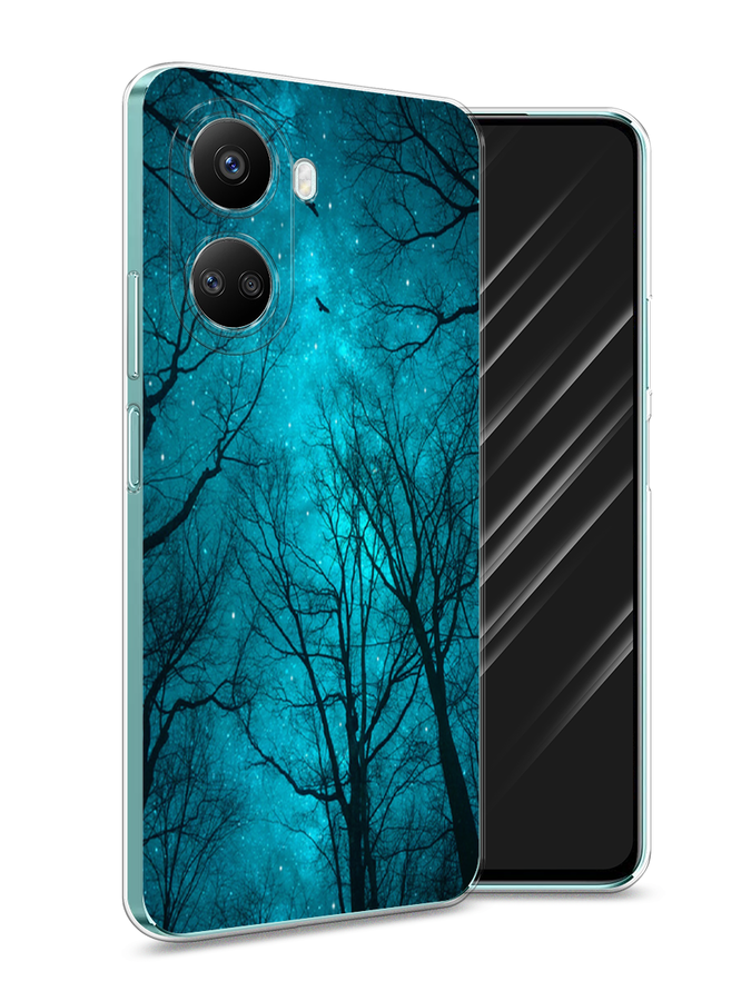 

Чехол Awog на Huawei nova 10 SE "Сказочный лес", Черный;голубой, 6109650-4