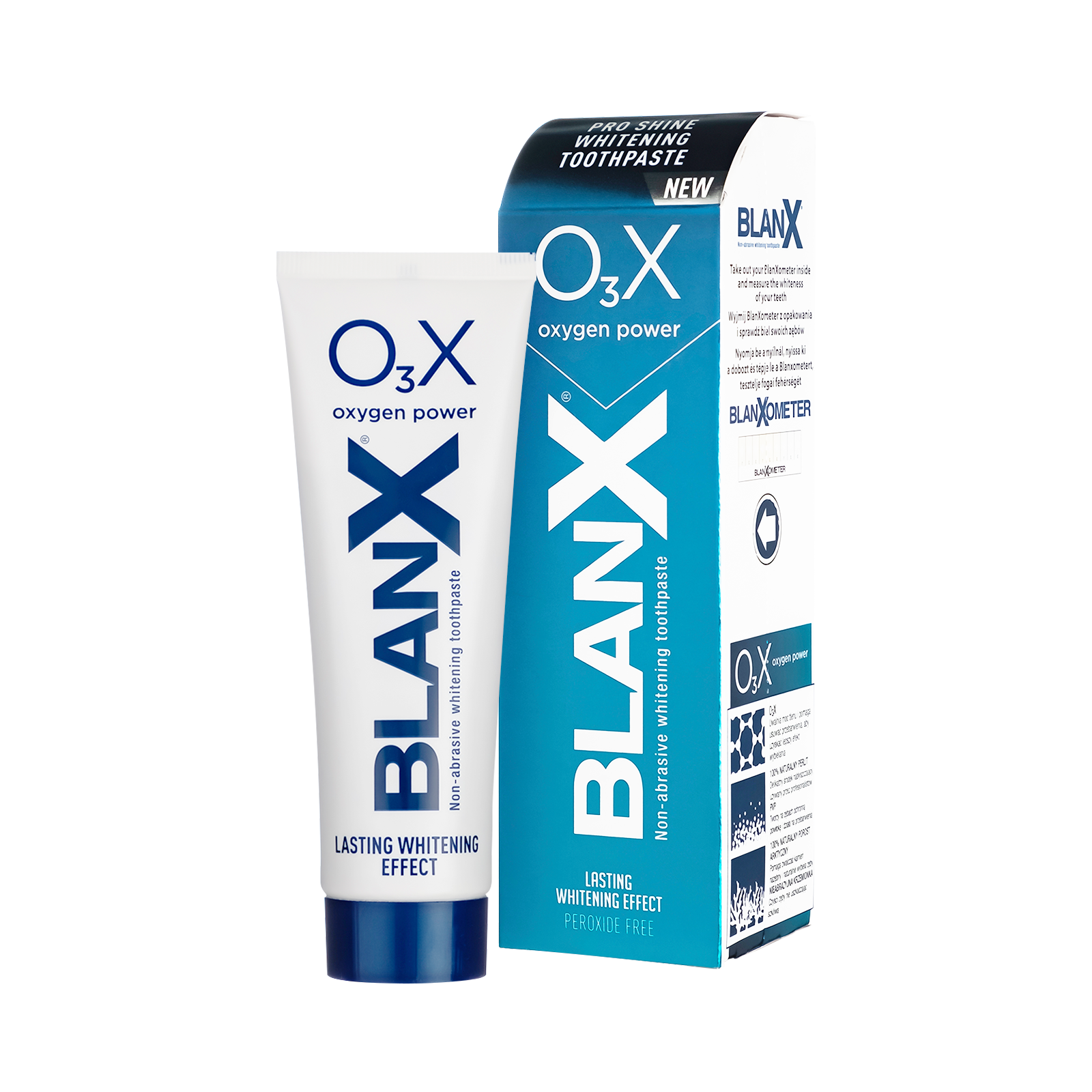 Зубная паста BlanX O3X Lasting Whitening Effect 75 мл паста зубная отбеливающая advanced whitening blanx classic 75 мл