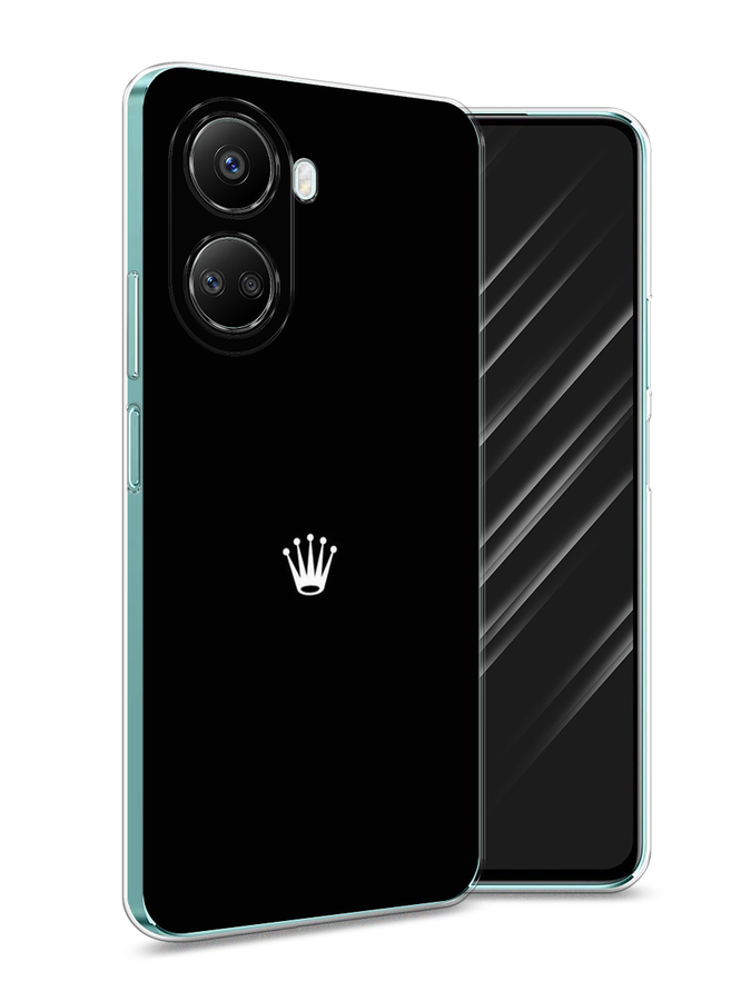 

Чехол Awog на Huawei nova 10 SE "Белая корона для черном фоне", Черный, 6109650-7