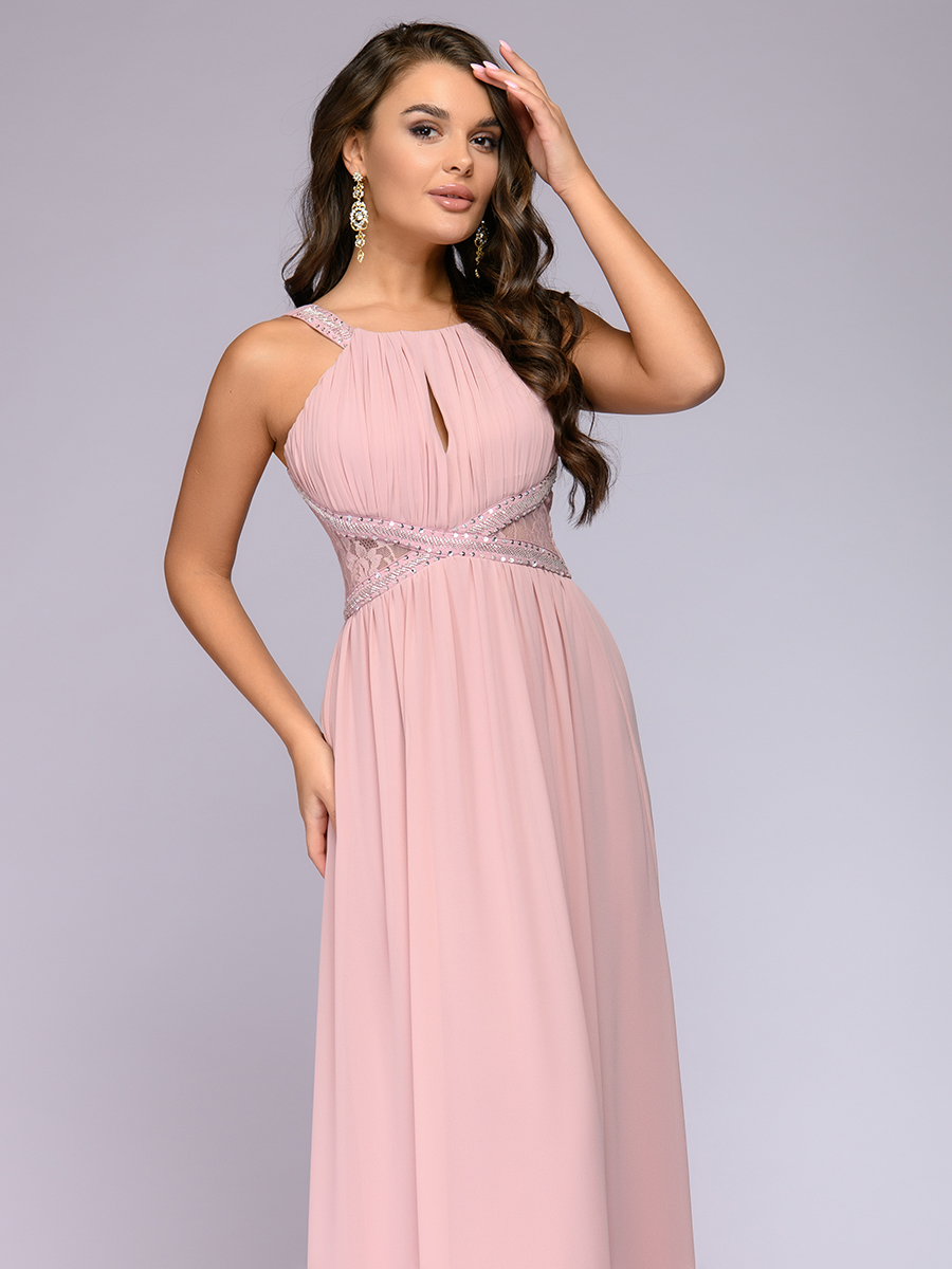

Платье женское 1001dress 0122001-30112SP розовое 48 RU, 0122001-30112SP