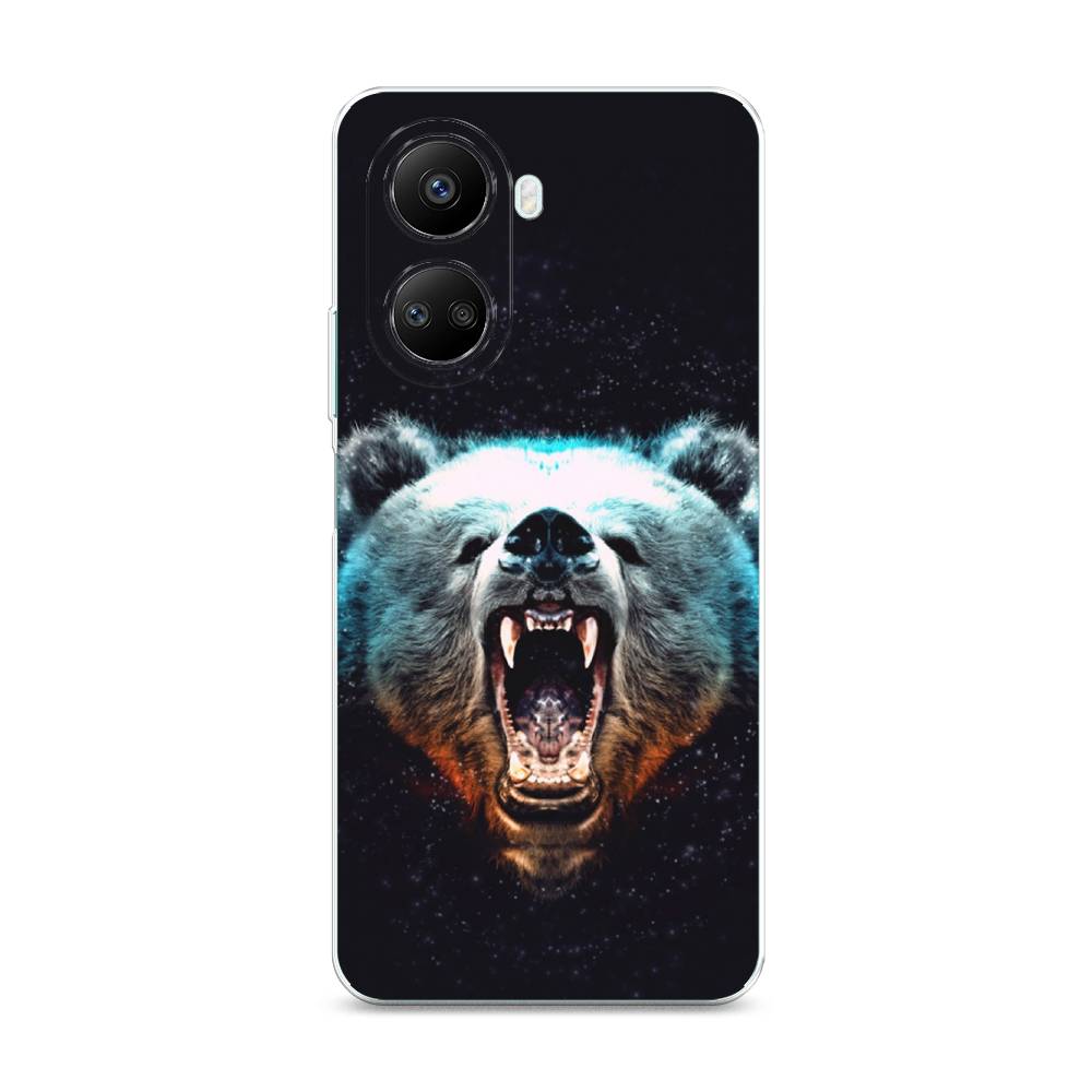 

Чехол Awog на Huawei nova 10 SE "Медведь", Коричневый;голубой;черный, 6109650-2