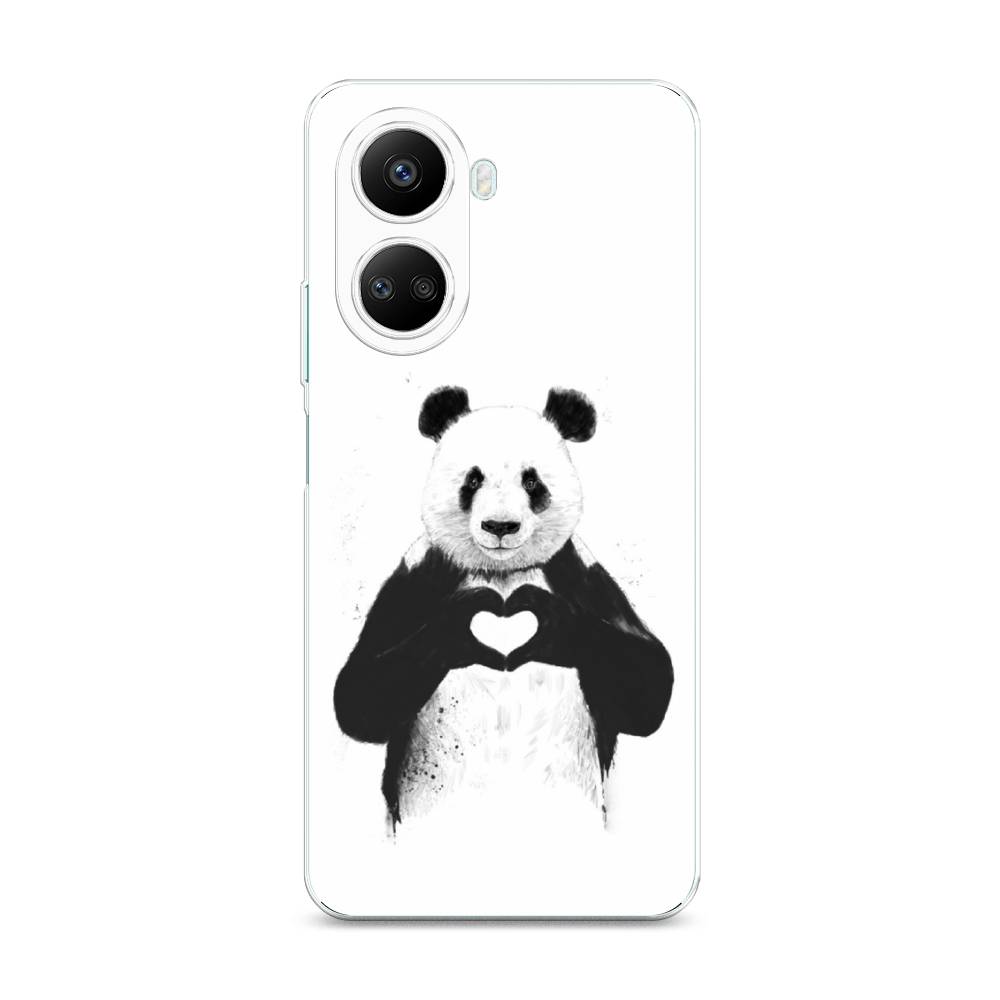 

Чехол Awog на Huawei nova 10 SE "Панда love", Серебристый, 6109650-10
