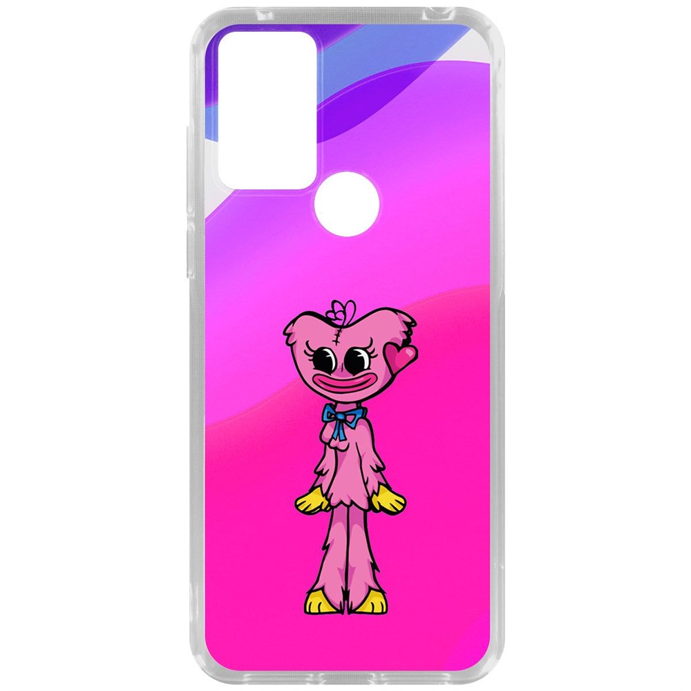 

Чехол-накладка Krutoff Clear Case Хаги Ваги - Киси Миси для TCL 30 SE, Прозрачный