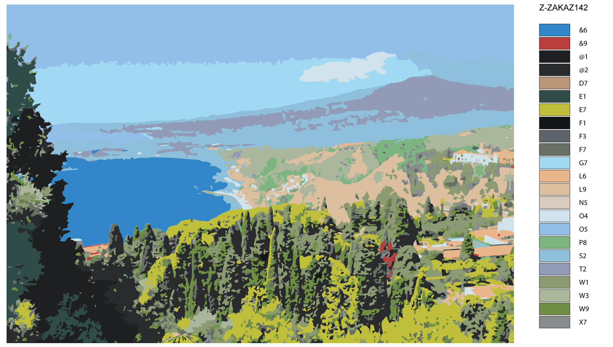 

Картина по номерам, Живопись по номерам, 48 x 72, Z-ZAKAZ142, Z-ZAKAZ142