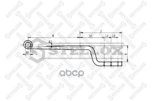

Полурессора !1/48x48x100 530+470/320/100 Kr133 30/-- ROR