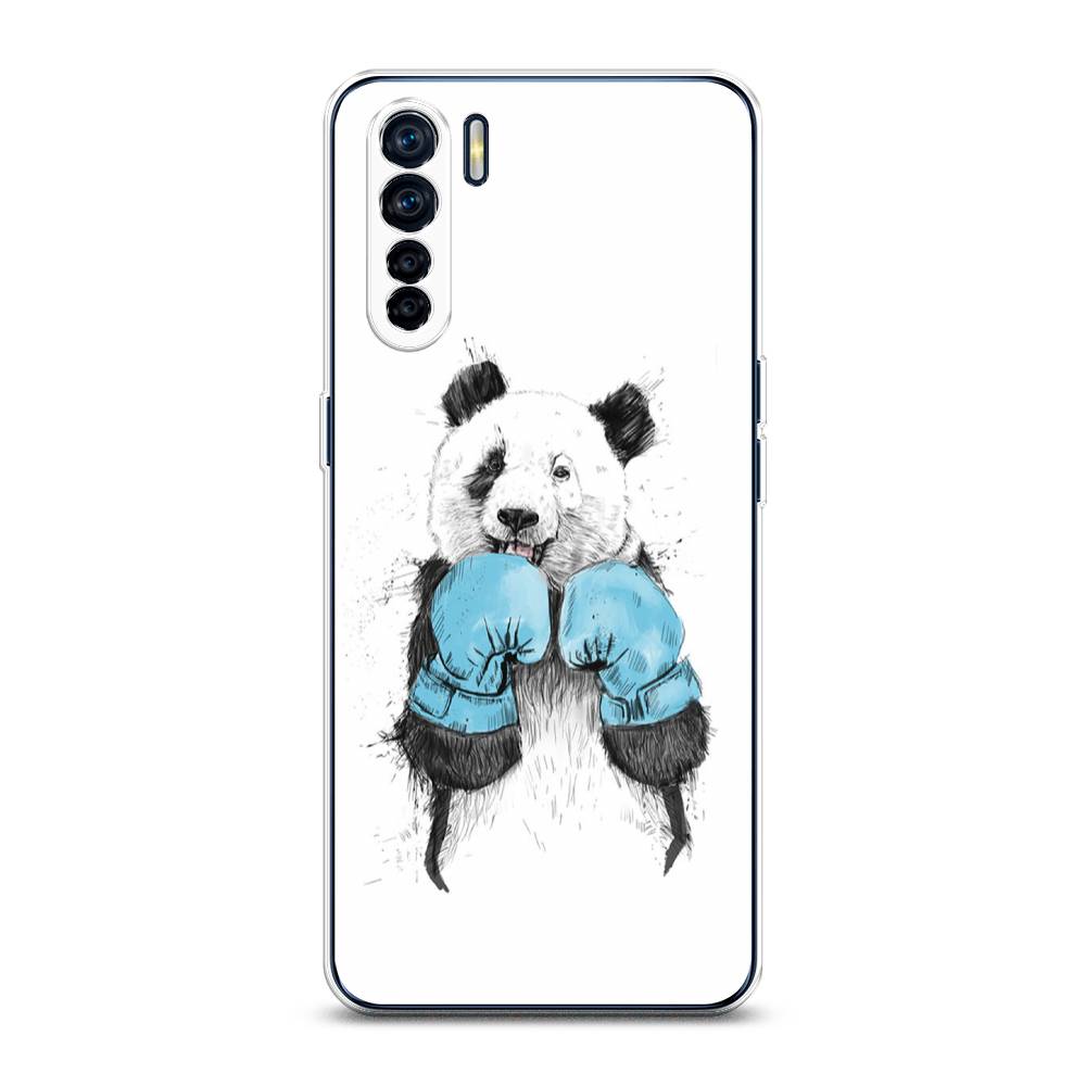 фото Чехол для oppo a91/reno 3 "панда боксер" case place