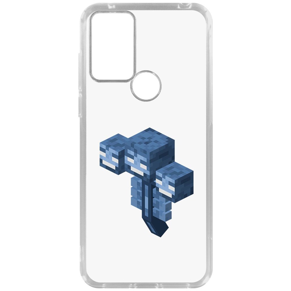 

Чехол-накладка Krutoff Clear Case Minecraft-Иссушитель для TCL 305, Прозрачный