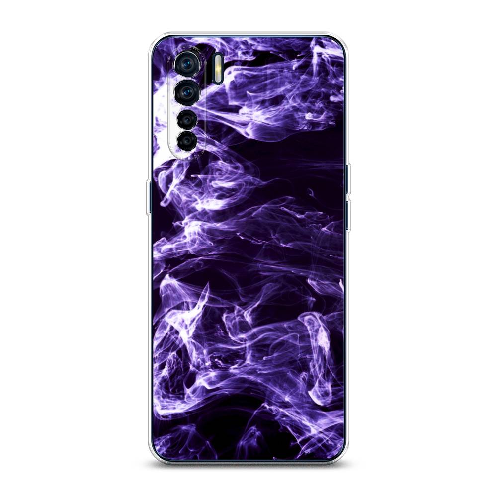 

Чехол для Oppo A91/Reno 3 "Фиолетовый дым", Фиолетовый;белый;черный, 254250-3