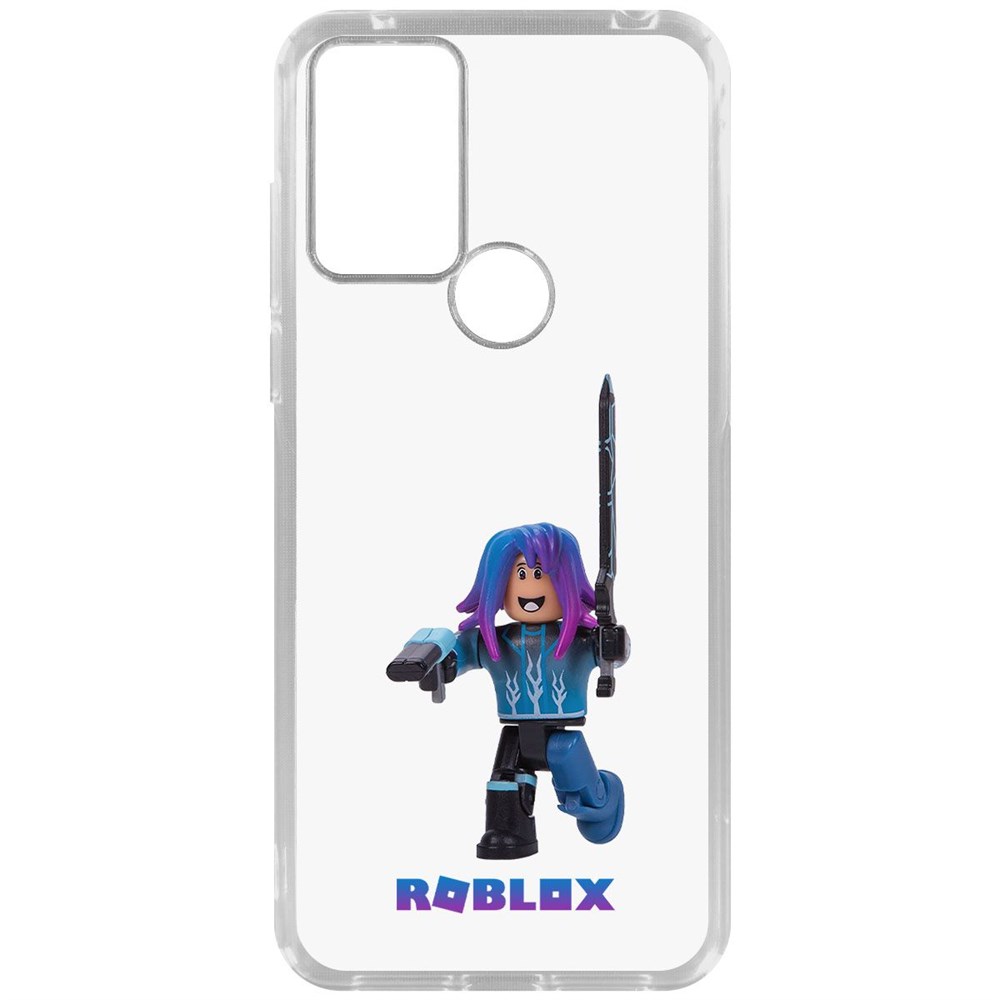 

Чехол-накладка Krutoff Clear Case Roblox-Паркурщик для TCL 305, Прозрачный