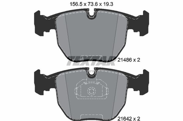 

Колодки тормозные дисковые передн BMW: 5 96-03, 5 Touring 97-04, 7 94-01, X5 00- с противо