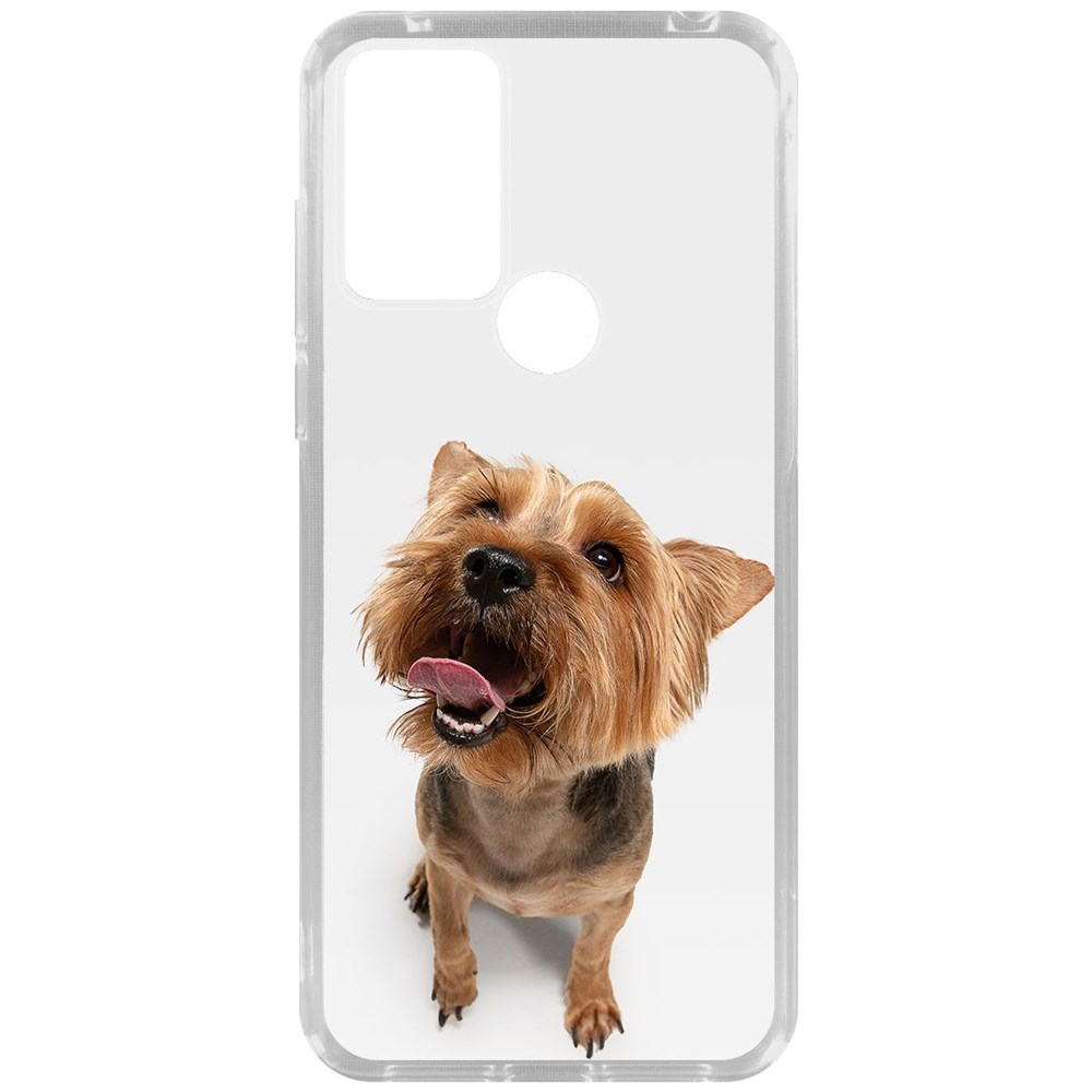 

Чехол-накладка Krutoff Clear Case Йоркширский терьер для TCL 305, Прозрачный