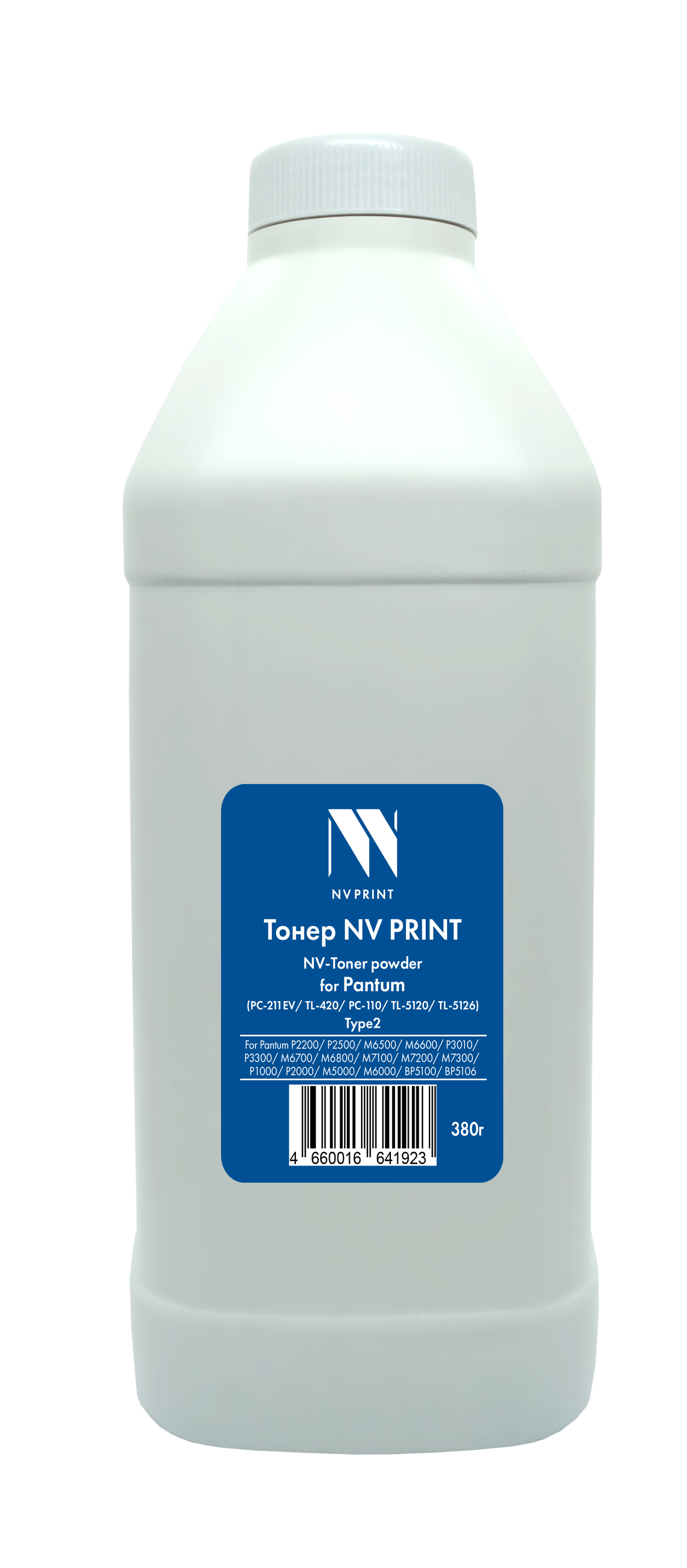 

Тонер NV PRINT Pantum-Type2-380g, Черный, Pantum-Type2-380g