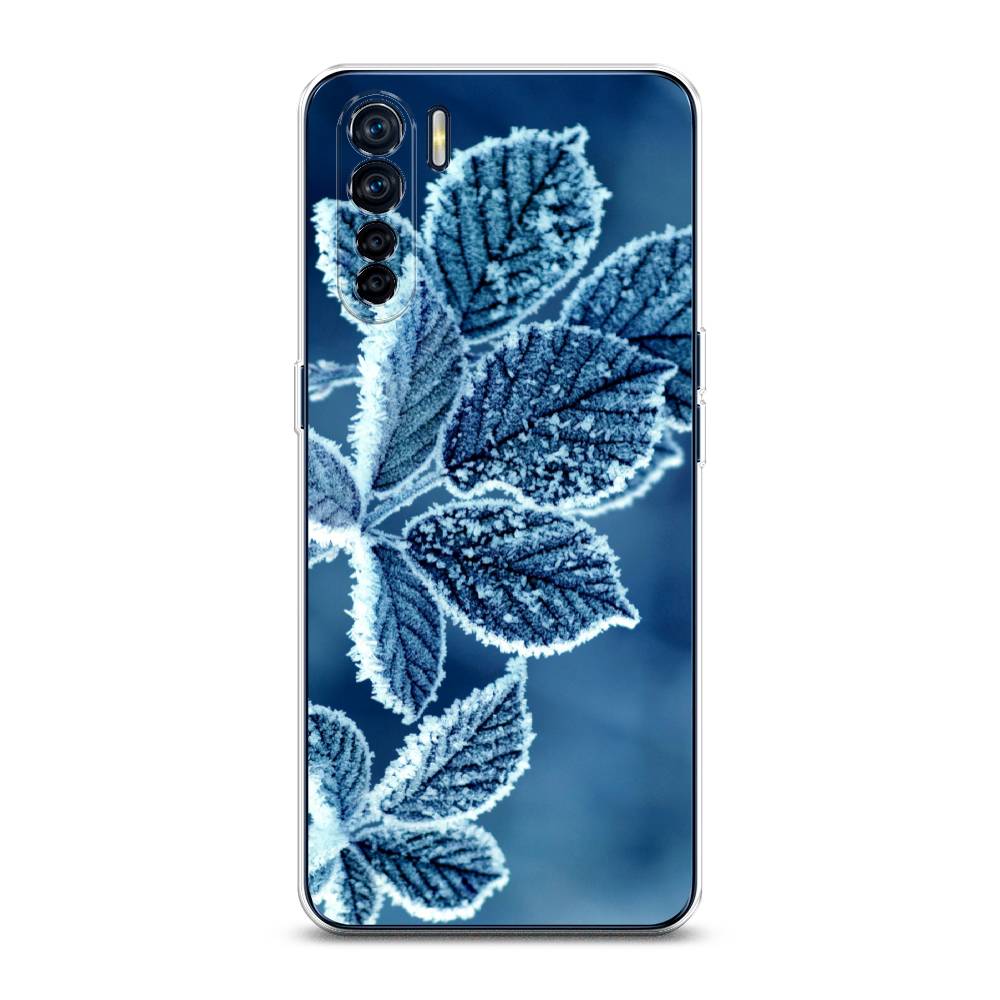 

Чехол для Oppo A91/Reno 3 "Зима 6", Голубой;белый, 254250-2