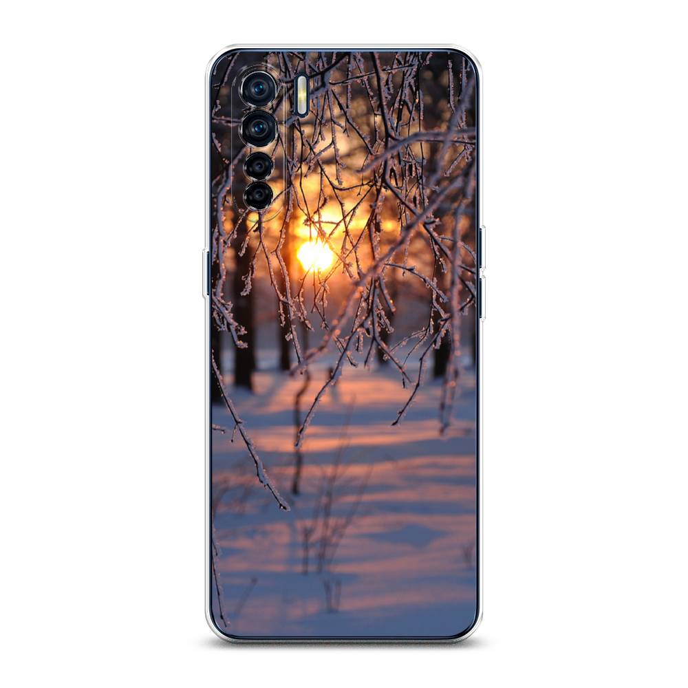 

Чехол для Oppo A91/Reno 3 "Зима 7", Оранжевый;розовый;черный, 254250-2