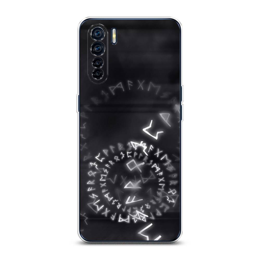 

Чехол для Oppo A91/Reno 3 "Руны", Серый;черный, 254250-3