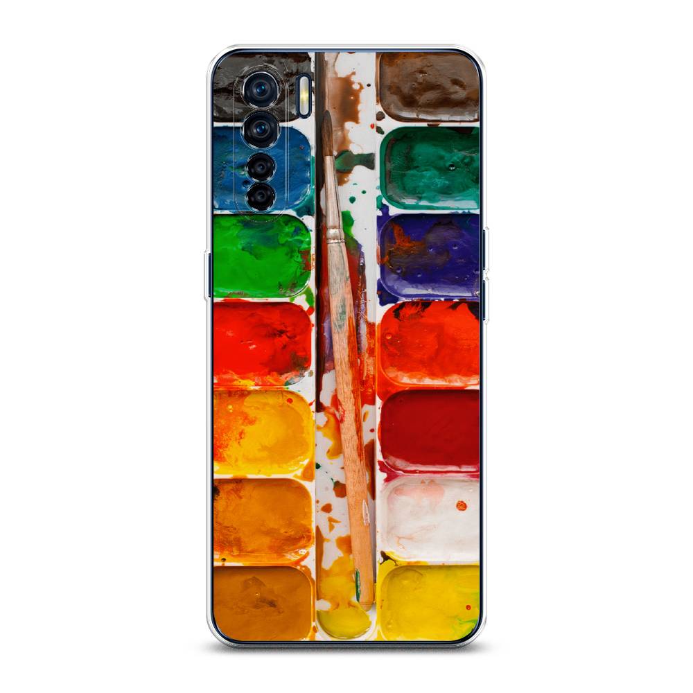 

Чехол для Oppo A91/Reno 3 "Акварель", 254250-4