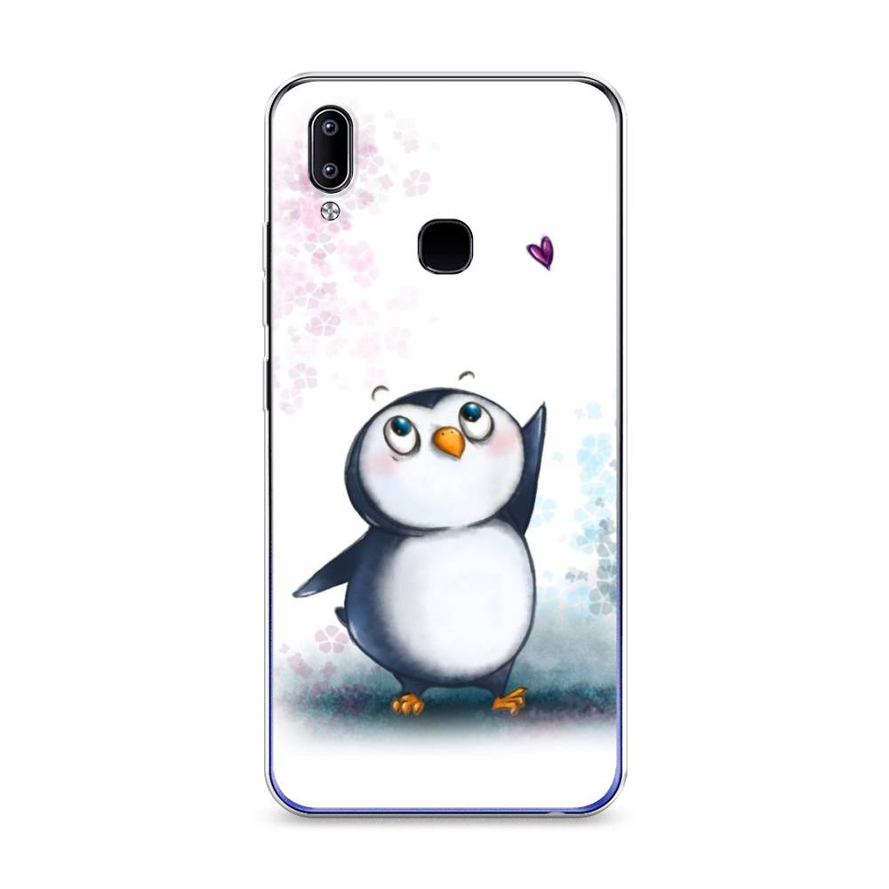 

Чехол Awog на Realme Q3 "Пингвин и сердечко", Разноцветный, 256450-1