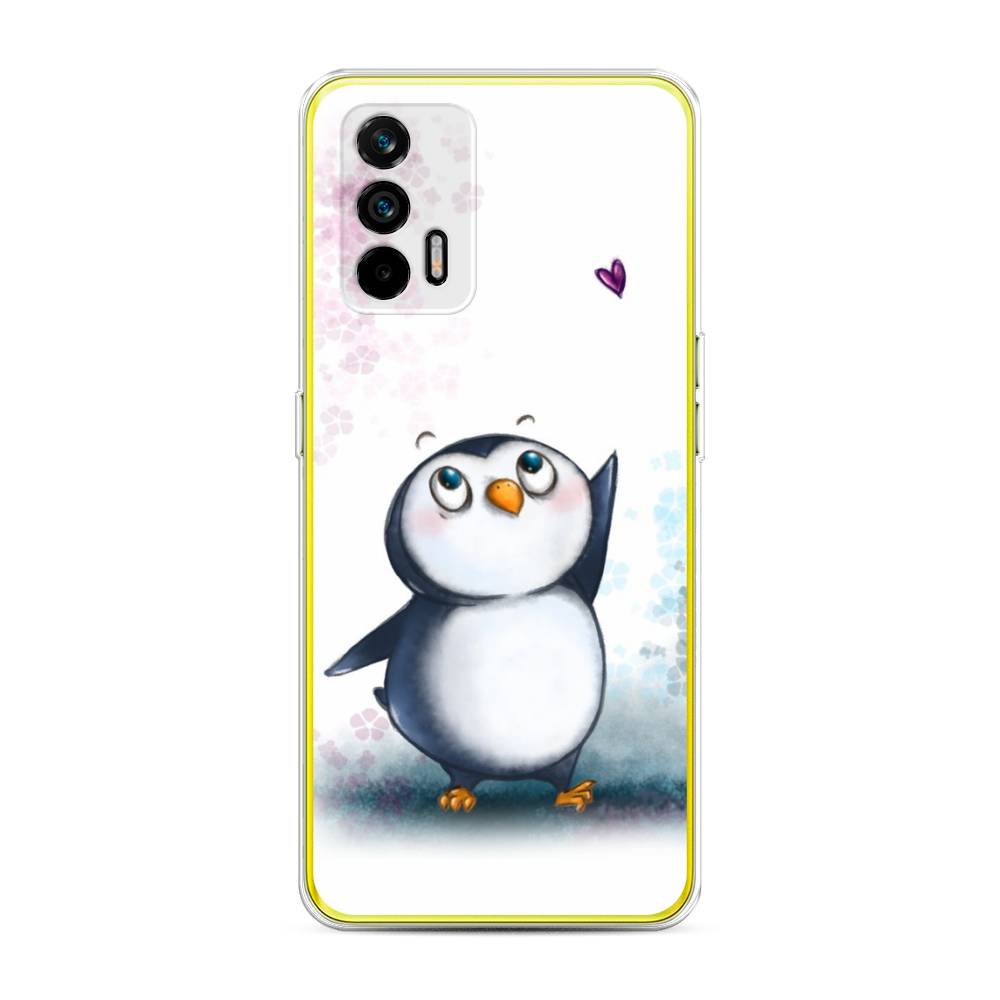 

Чехол Awog на Realme Q3 Pro "Пингвин и сердечко", Разноцветный, 256550-1