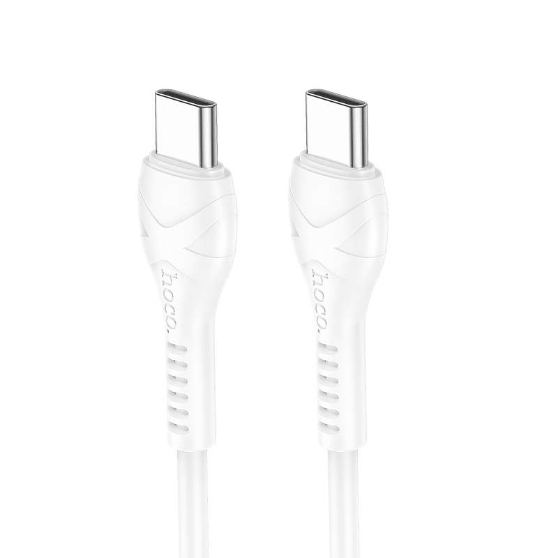 

Кабель Type-C на Type-C, HOCO, X37, 0.5м, 60W, белый