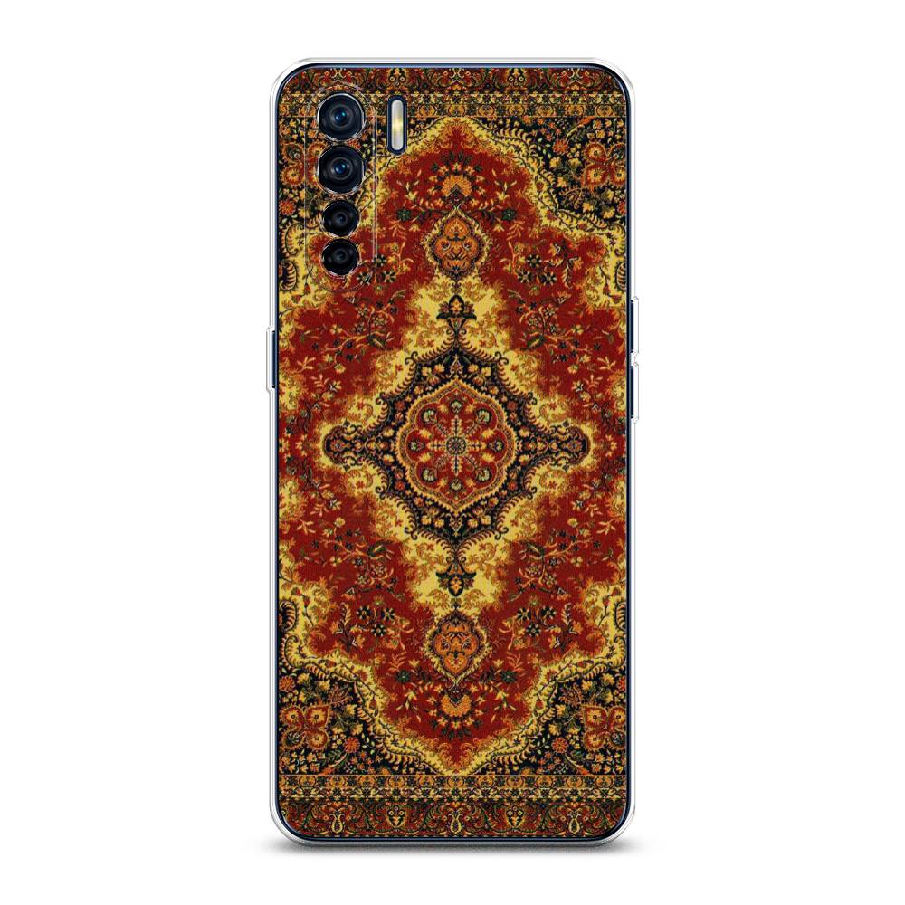 

Чехол для Oppo A91/Reno 3 "Ковер", Коричневый;золотистый;красный, 254250-3