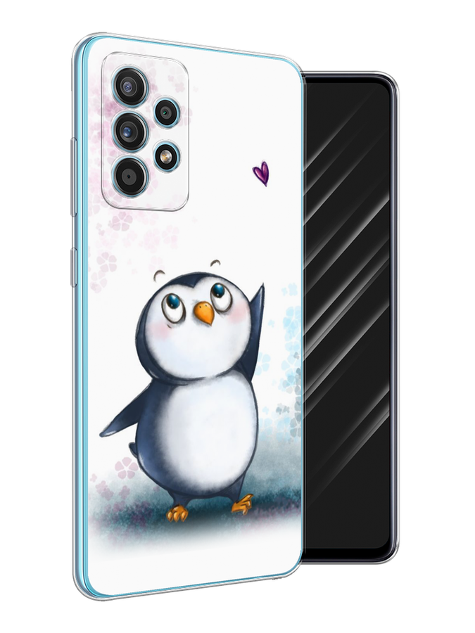 

Чехол Awog на Samsung Galaxy A52s / Самсунг A52s "Пингвин и сердечко", Разноцветный, 2106550-1