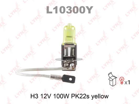 

Лампа 12v h3 100w pk22s lynxauto yellow 1 шт. картон l10300y