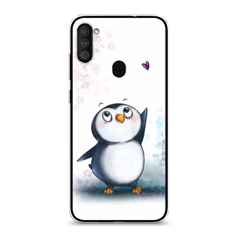 

Чехол Awog на Samsung Galaxy M11 / Самсунг M11 "Пингвин и сердечко", Разноцветный, 2100650-1