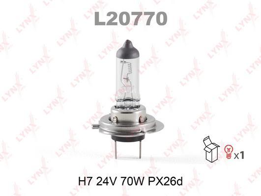 

Лампа 24v h7 70w px26d lynxauto 1 шт. картон l20770