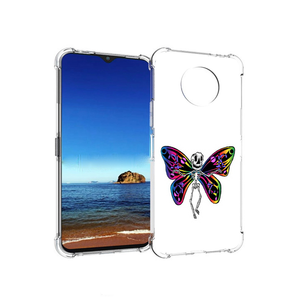 

Чехол MyPads Tocco для Nokia G50 эффект бабочки (PT227056.116.701), Прозрачный, Tocco