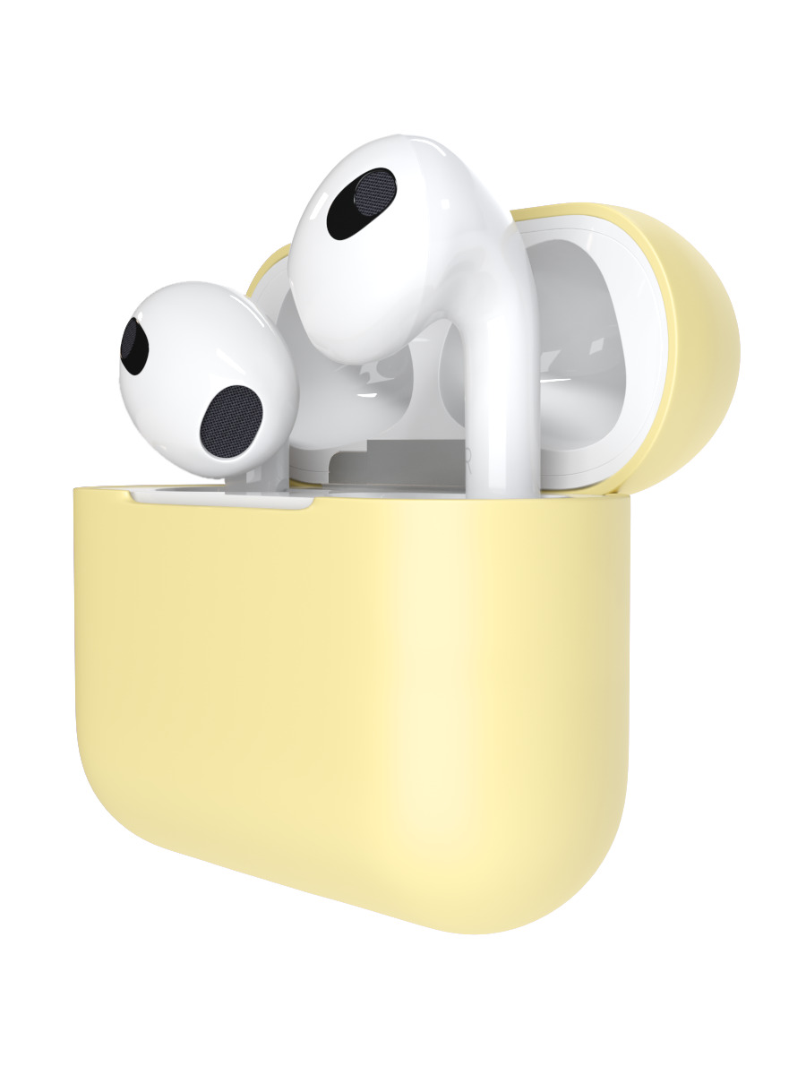 Силиконовый чехол SSY для AirPods 3, лимонный