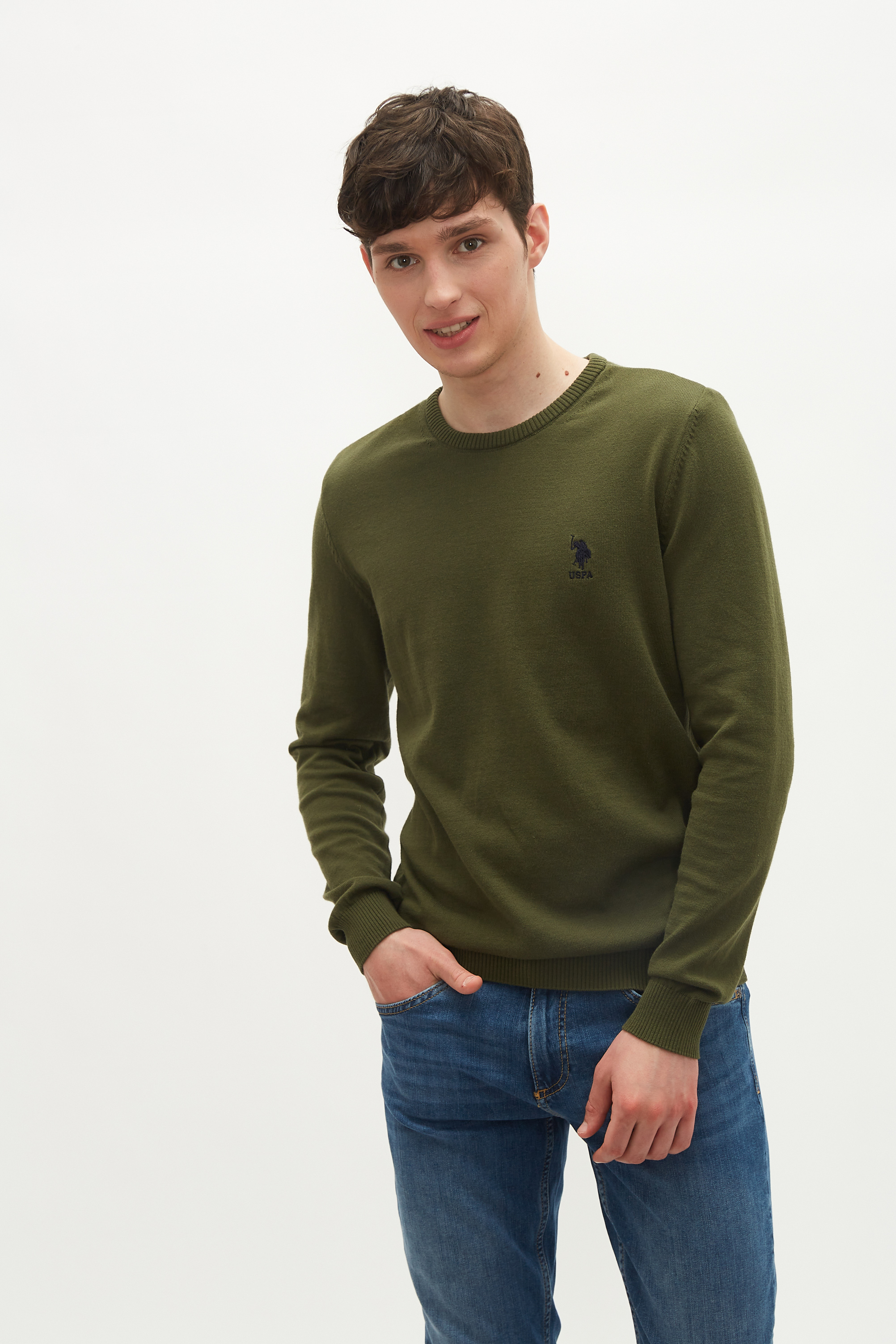 

Джемпер мужской U.S. POLO Assn. G081GL0TK0GTD01-GLBSK21 хаки M, G081GL0TK0GTD01-GLBSK21