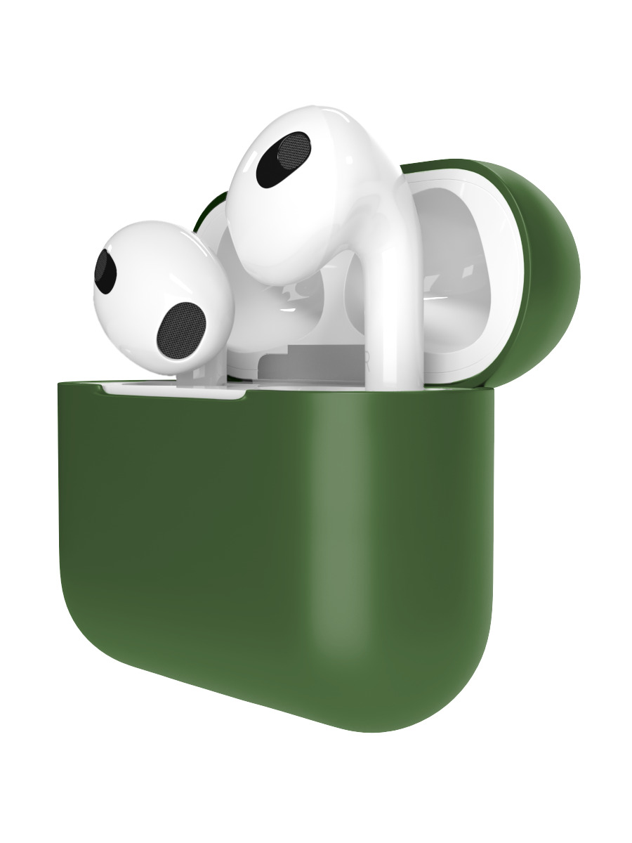 Силиконовый чехол SSY для AirPods 3, зеленый