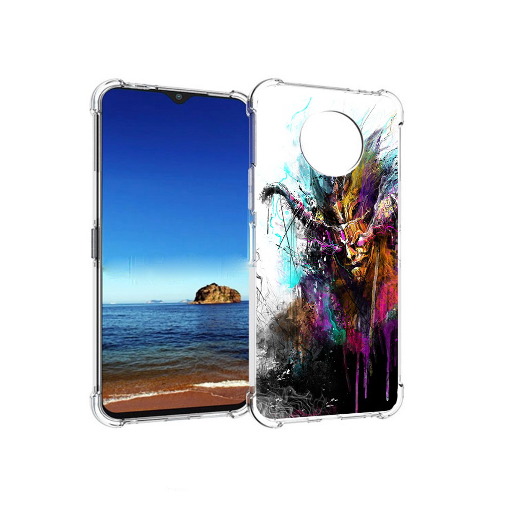 

Чехол MyPads Tocco для Nokia G50 яркий дьявол (PT227056.116.709), Прозрачный, Tocco