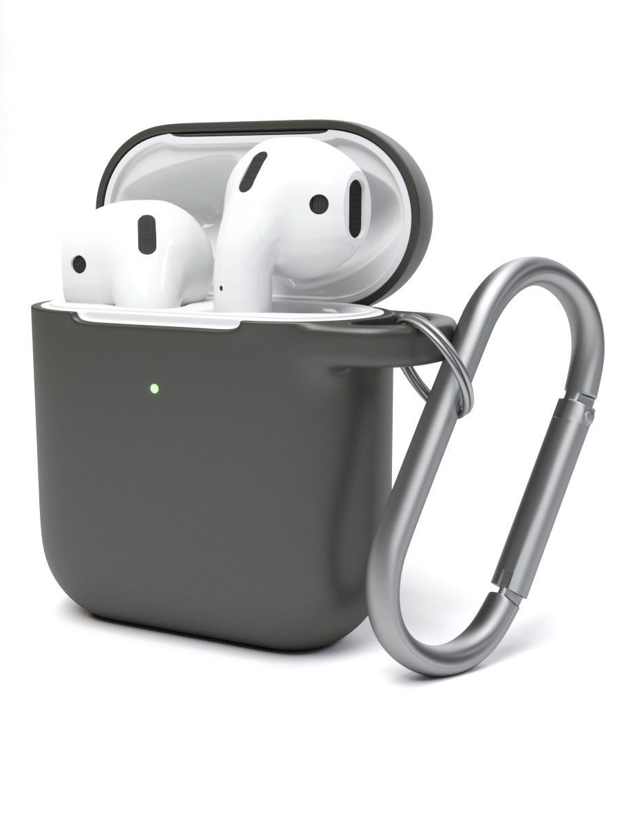 Защитный чехол SSY для Apple AirPods 2, 1графитовый