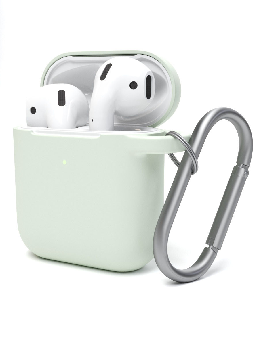 фото Защитный чехол ssy для apple airpods 2, 1салатовый